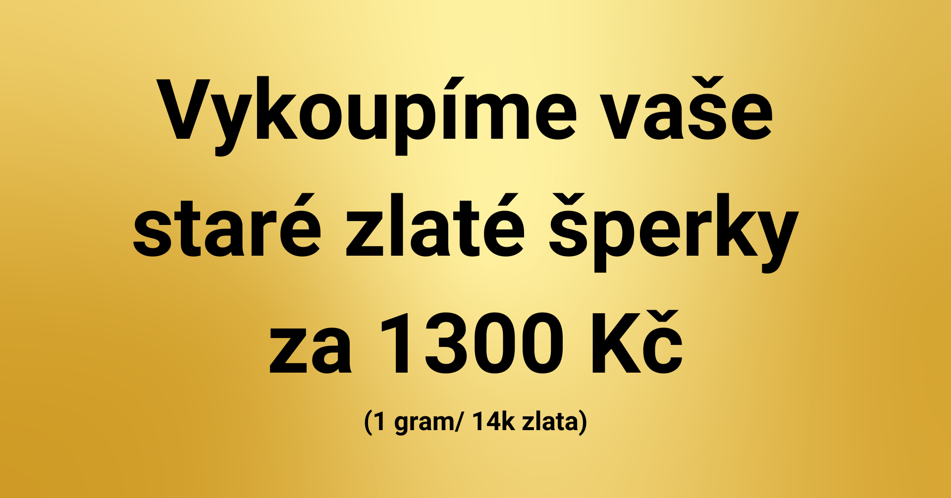 vykoupíme šperky